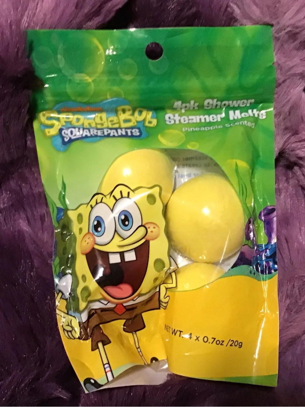 SpongeBob SquarePants Yellow & Pink Shower Steamer Melts - Pack of 4